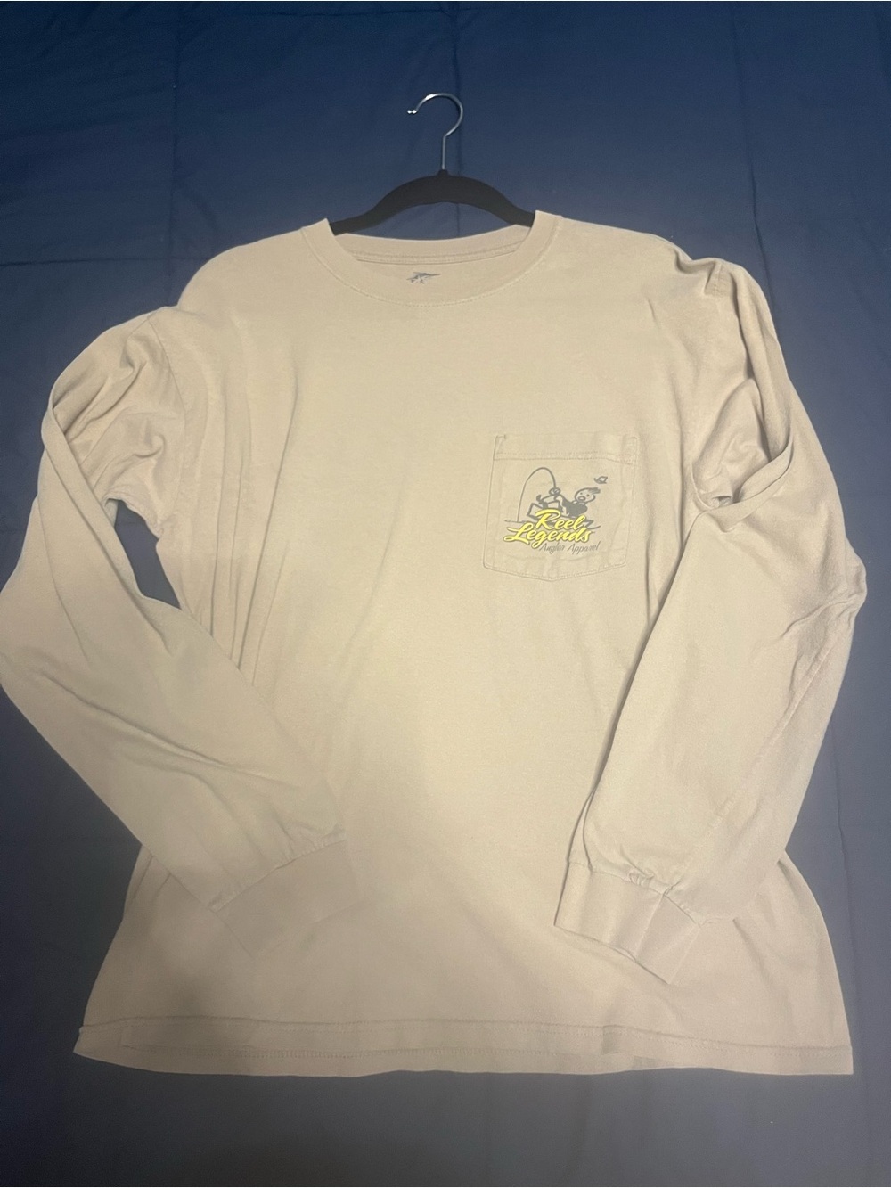 Reel Legends Men's Long Sleeve Pocket Tee